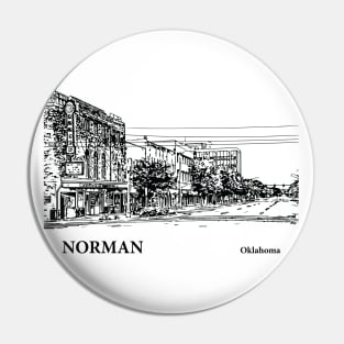 Norman Oklahoma Pin