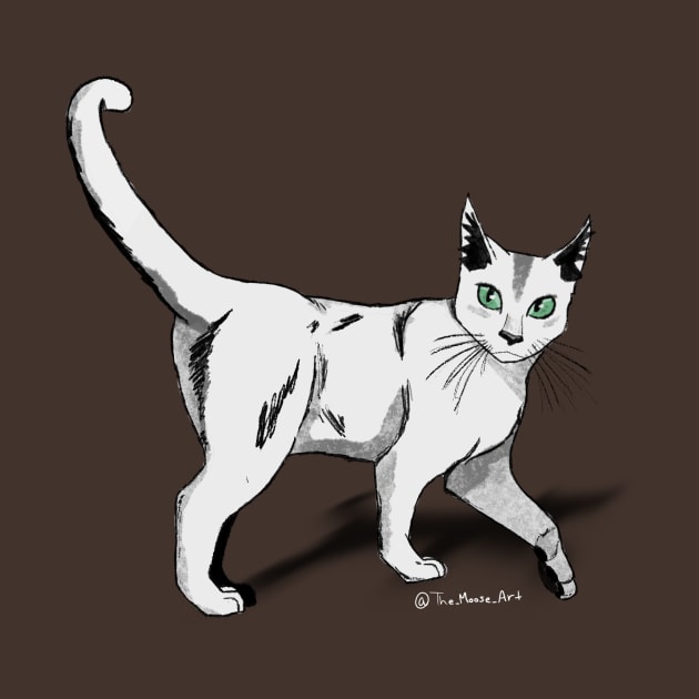 White Cat by The_Moose_Art