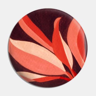 Abstract Leaves Pin