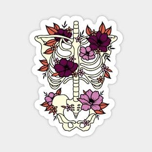 Bones and botany Magnet