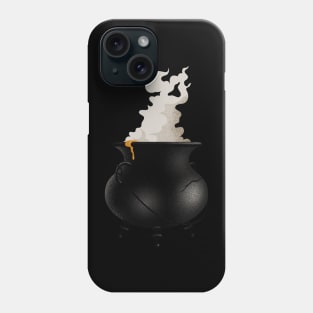 Cast iron witch cauldron Phone Case