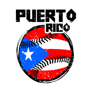 Puerto Rico 2024 Baseball Flag Pride PR T-Shirt