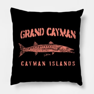 Grand Cayman, Cayman Islands, Great Barrucuda Pillow