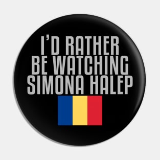 I'd rather be watching Simona Halep Pin