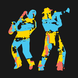 Sax and Trumpet Musicians T-Shirt