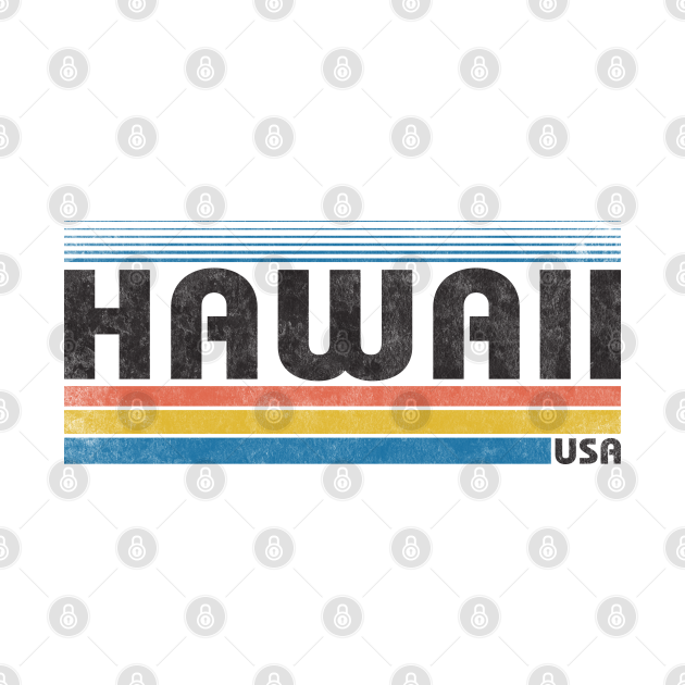 Discover 80s Retro Vintage Hawaii USA - Hawaii - T-Shirt