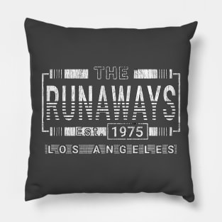 the runaways vintage Pillow