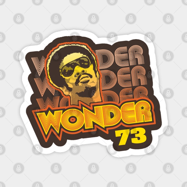 Stevie Wonder 73 Magnet by Chewbaccadoll