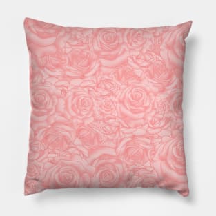 Pink Roses Pillow