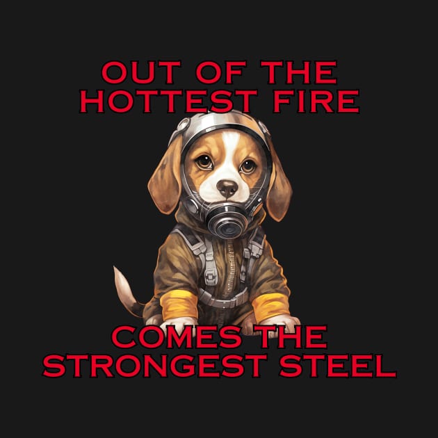 Out of the hottest fire comes the strongest steel by Soudeta