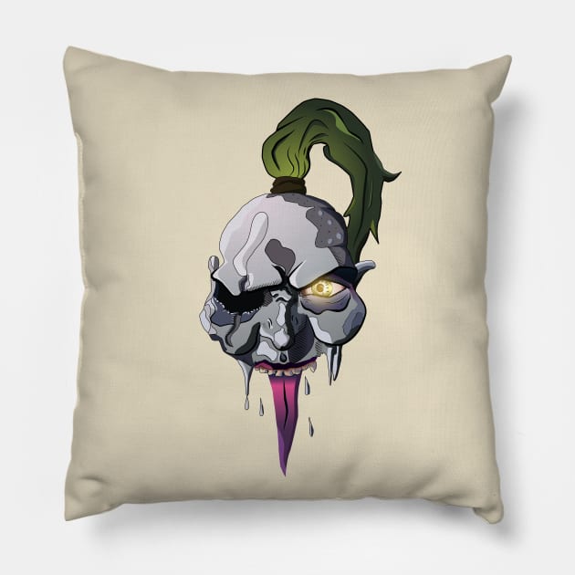 Undead Wow Pillow by FaustMorte