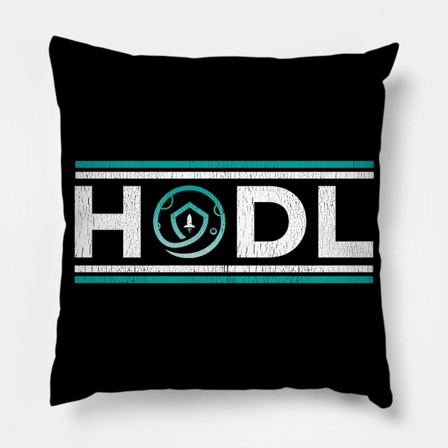 Safemoon Vintage HODL Pillow by teecloud