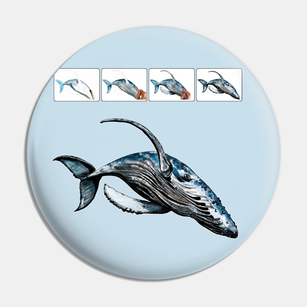 whale Pin by VicaVeresk