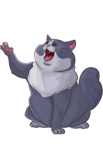 Moody For Foody Fat Cat Magnet