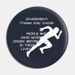 Never Joggers Lockdown Pin