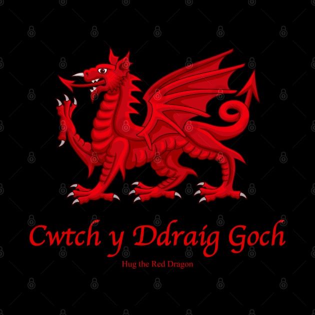 Cwtch y Ddraig Goch - Hug the Red Dragon by SteveHClark