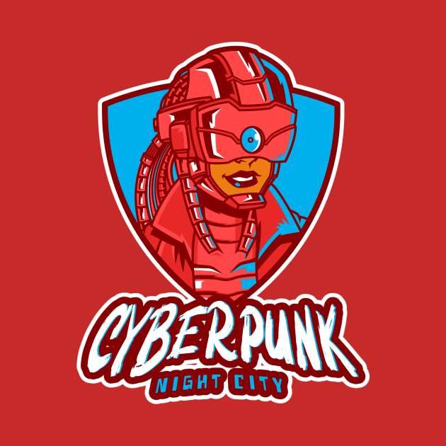 Cyberpunk Night City by Tip Top Tee's
