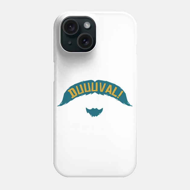 DUUUVAL Mustache - White Phone Case by KFig21