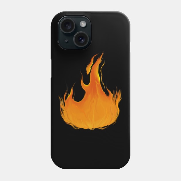 Fire Flame Phone Case by ArtisanGriffinKane