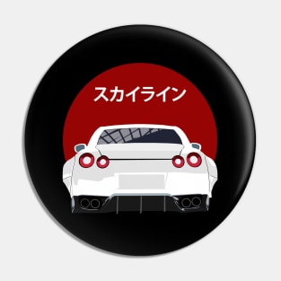 Nissan GT-R r35 Back View Pin