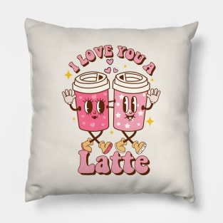 I Love You a Latte Pillow