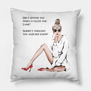 Did I Offend You? Pillow