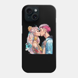 Kiss Anime Phone Case