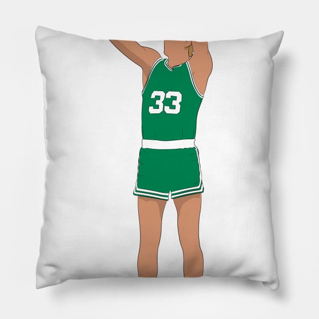 Larry Bird Pillow by SickSticksCo