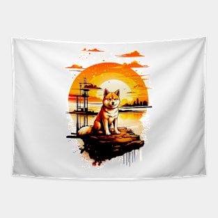 Shiba inu Tapestry