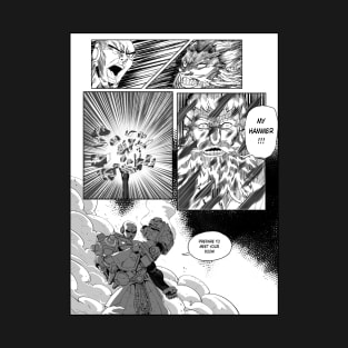 doomfist vs reinhardt manga page T-Shirt