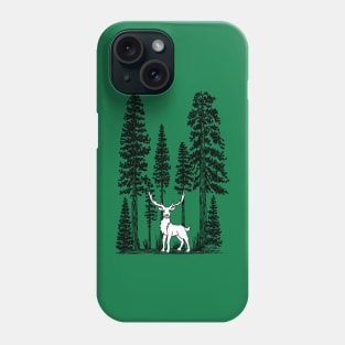 White Stag in High Sequoias Phone Case