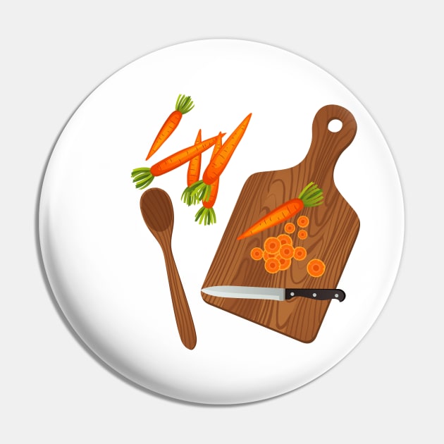 Carrot Chopping Pin by SWON Design