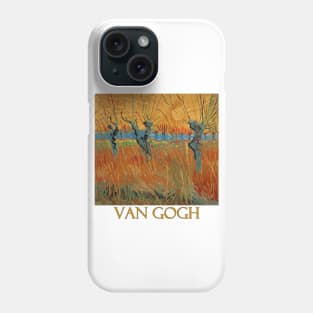 Pollard Willows at Sunset by Vincent van Gogh Phone Case