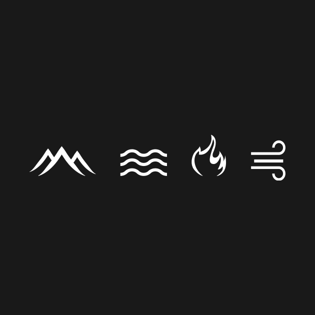 Minimal Four Elements Icon by MeatMan