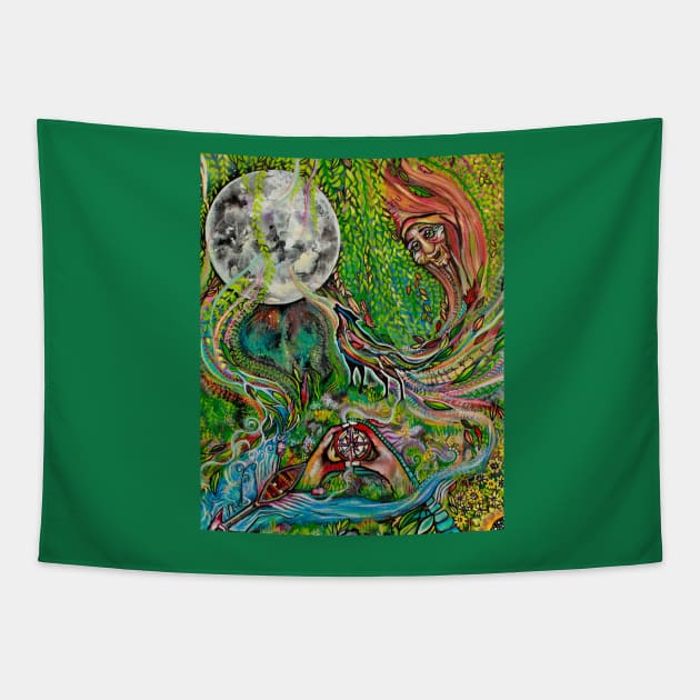 Colors of the Wind Tapestry by LauraMcGowanArt