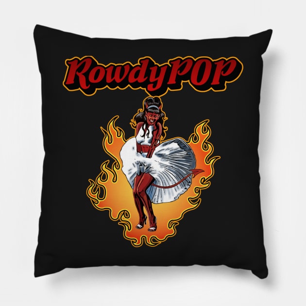 Some like it Hot 2.0 Pillow by RowdyPop