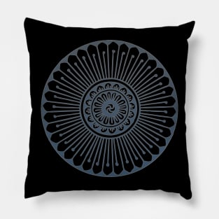 Black Geometric Pattern Pillow