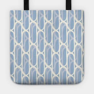 Yellow and blue waves Tote