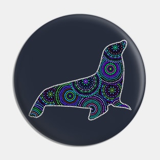 Dot Mandala - Sea Lion Pin