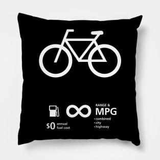 Bicycle fuel economy Pillow