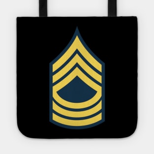 POCKET - MSG - Master Sergeant  - Blue wo Txt Tote