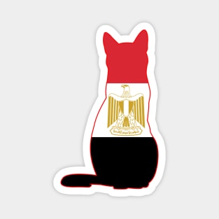 Egyptian Cat Flag Magnet