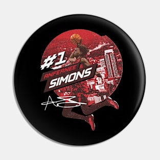 Anfernee Simons Portland City Emblem Pin