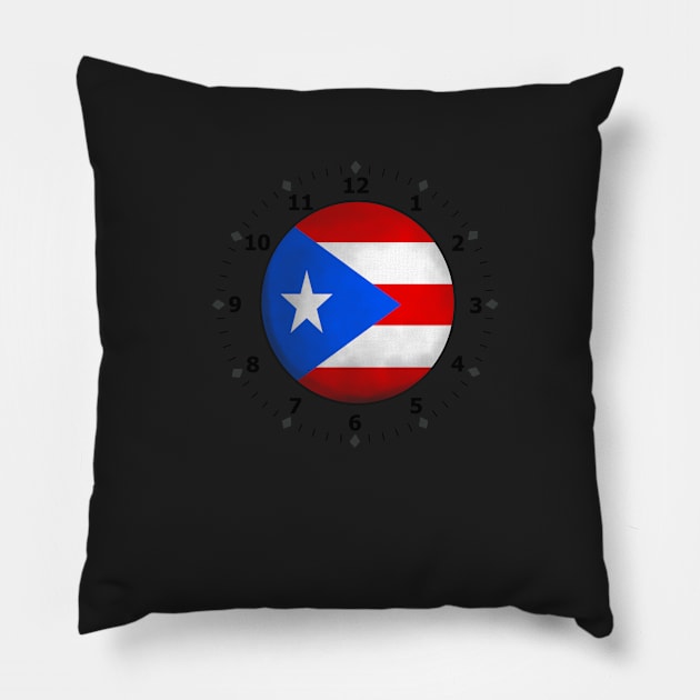 puerto rico flag Pillow by persa