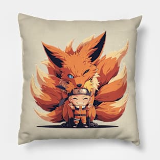 kurama and naruto Pillow