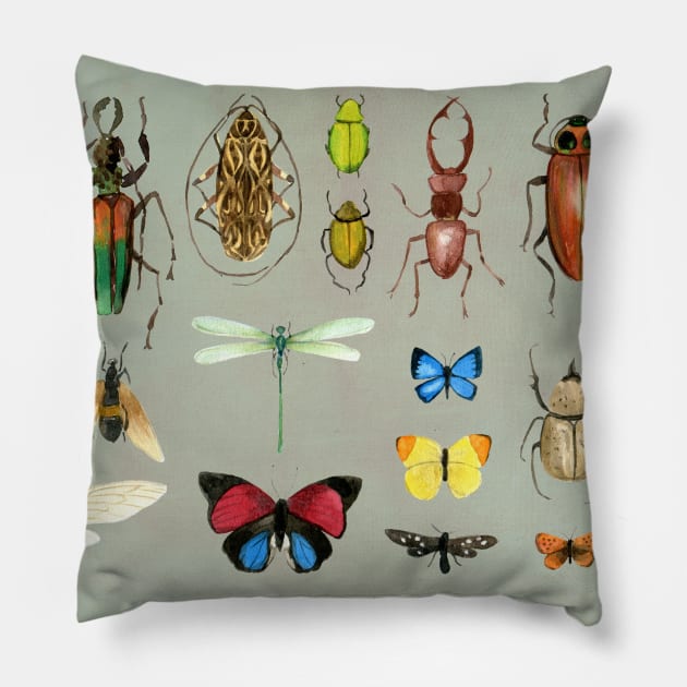 The Usual Suspects Pillow by Cecca