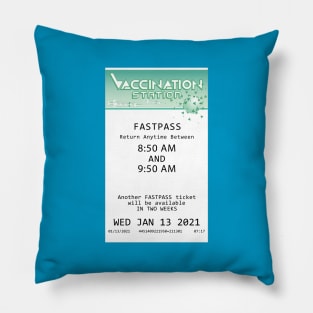 Vaccination Station Fastpass Pillow