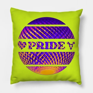 Pride Queer LGBT disco ball Pillow