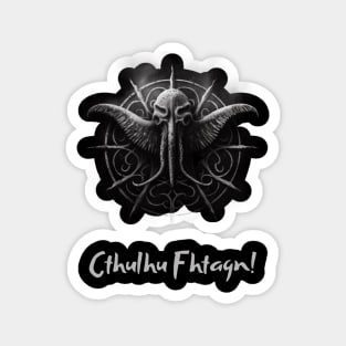 Old Once Cthulhu Ftaghn God Magnet