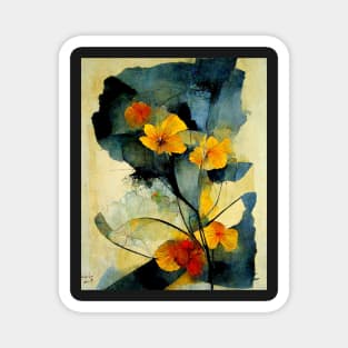 Flowers aquarelle Magnet